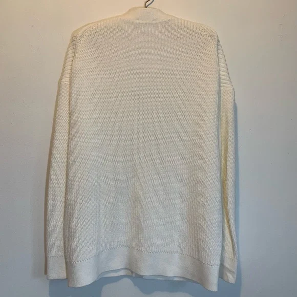 Haven Well Within Cotton Shaker Stitch Cardigan Ivory - Picture 5 of 7